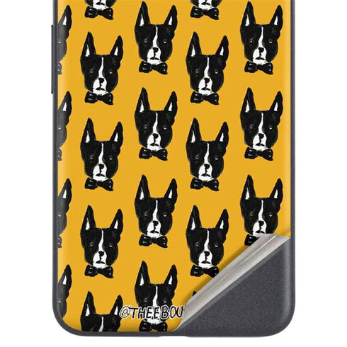 Bouffants and Broken Hearts Boston Terrier Google Pixel 5 Skin